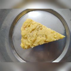 A picture of Mysore Pak recipe (without sugar).
