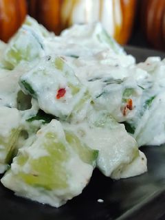 कर्ड खीरा सलाद रेसिपी मुख्य फोटो