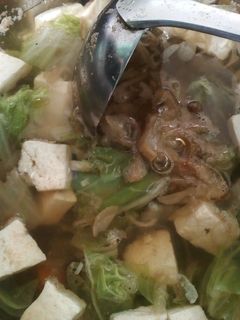 Foto resep Sup kaldu udang, sawi  putih dan tahu MPASI 9+
