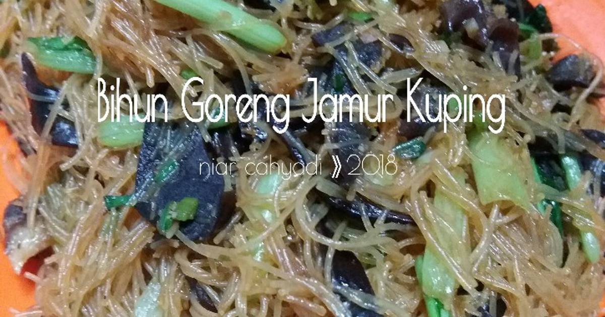 Bihun Jamur Kuping Kacang Kapri - Cara Mengolah Jamur Kuping Beserta