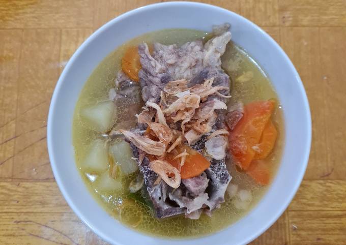 Bagaimana Membuat Sop buntut ala-ala (simple), Menggugah Selera