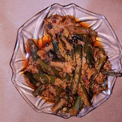 Dahi bhindi masala A picture of Dahi bhindi masala.