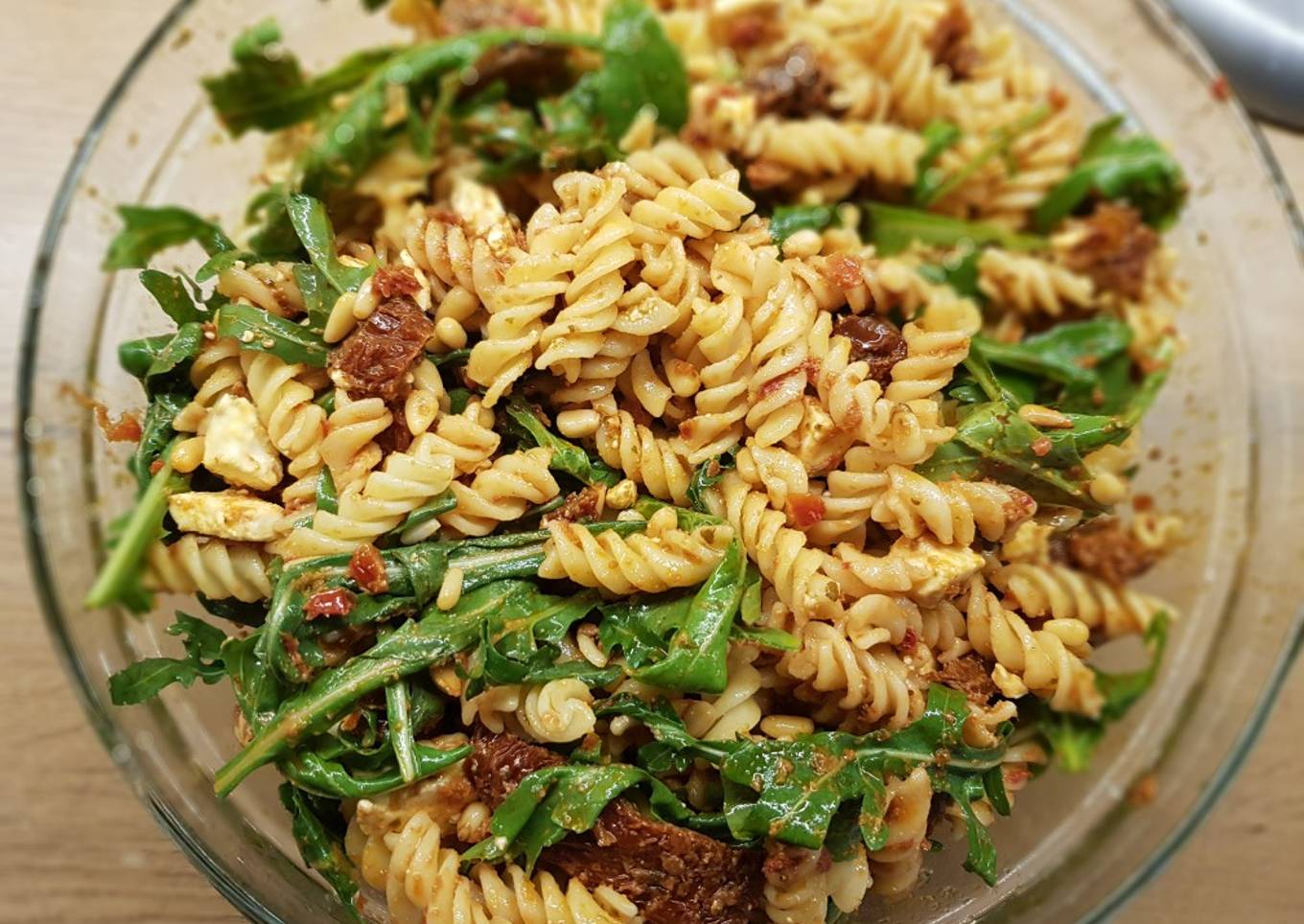 Italian tagliatelle salad: