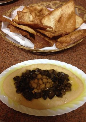 صورة لوصفة سلطة حُمُّص
