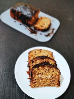 Foto resep Cake Pisang toping coklat no mixer (ekonomis, 1 telur)