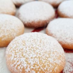 A picture of Australian Kahk (Eid Cookies).
