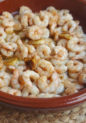 Una foto de Gambas 🍤🍤 al Ajillo 🧄