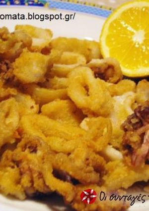 A picture of Fried kalamarakia.