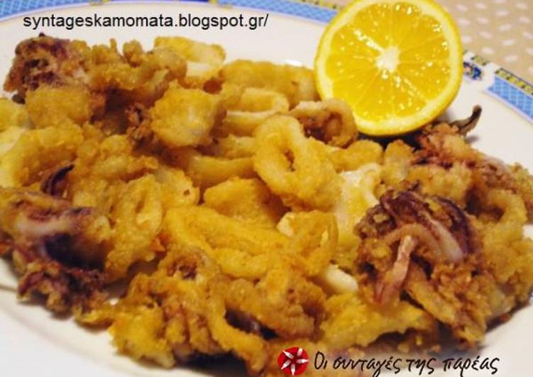 Recipe of Favorite Fried kalamarakia