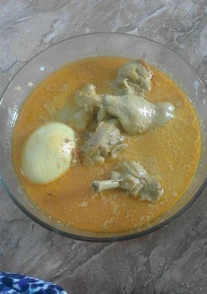 Foto resep Ayam kuah kuning