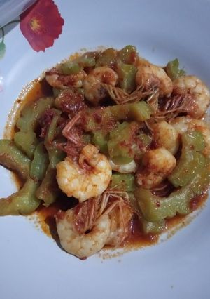 Foto resep Sambal udang pare