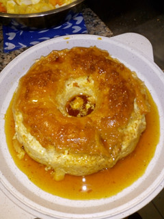 Una foto de Flan casero de vainilla