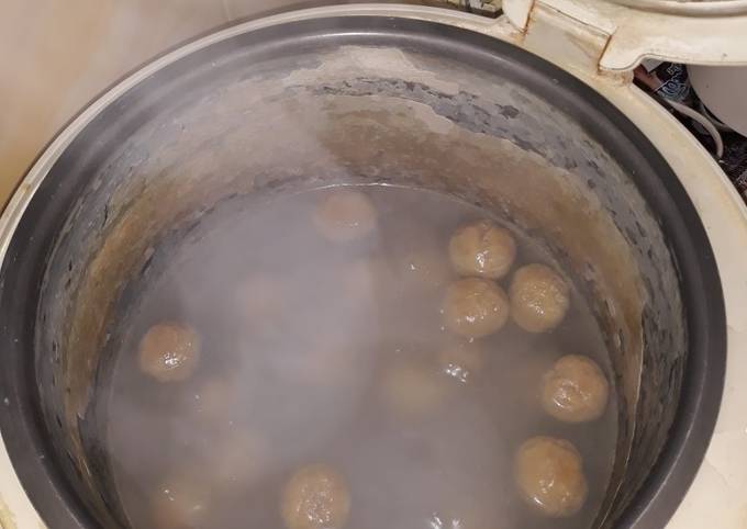 Resep Bakso Pentol Simpel Oleh Mama Kayla Cookpad