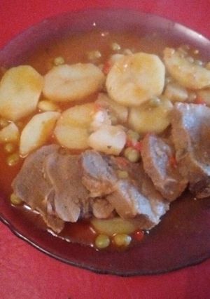 Una foto de *Lengua estofada*🐮🐮
