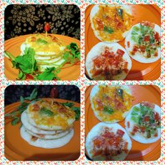 3 ways Mini uttapam A picture of 3 ways Mini uttapam.