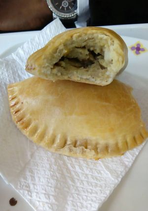 A picture of Meat pie recipe.