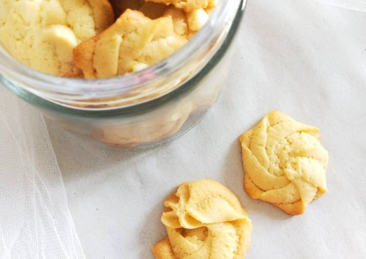 Bagaimana Membuat Butter Cookies Monde homemade, renyah Anti Gagal