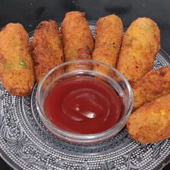 A picture of Corn Croquettes.