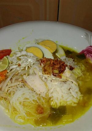 Foto resep Soto ayam lamongan less rempah