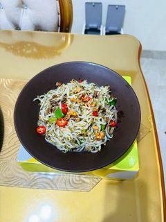 Foto resep Resep Toge tumis ikan asin