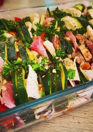 Une photo de Tian de courgettes et compagnie