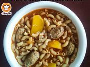 Gambar sup macaroni