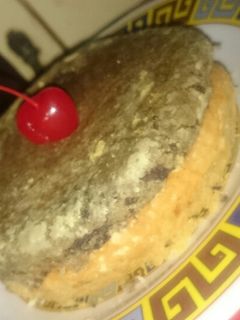 Foto resep Bolu ketan item lapis bolu pisang magic com