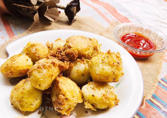 Cara Gampang Membuat Nasi Kepal Bumbu Kuning Anti Gagal