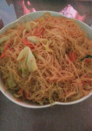 Foto resep Bihun goreng pedas