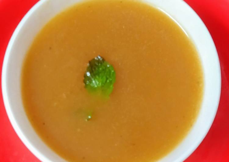 Recipe of Any-night-of-the-week Clear Carrot soup