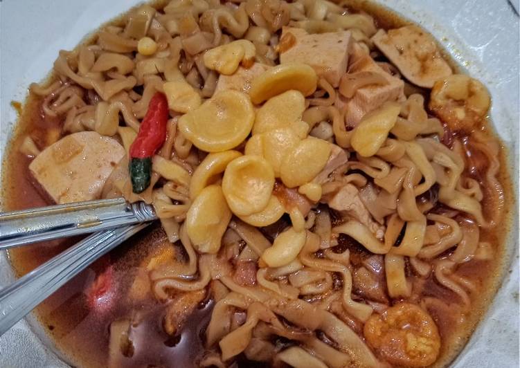 Resep Indomie seblak jeletot hype beast Anti Gagal