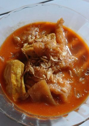Foto resep Sayur krecek pedas