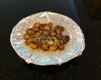 Without Fail Serving Recipe Crispy Cheese Topped Baby Potatoes Delicious Perfect