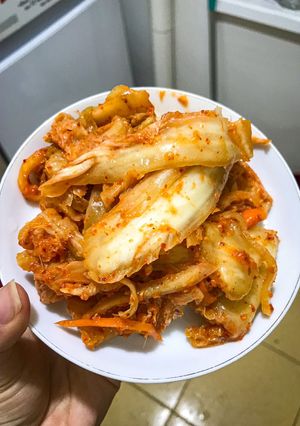 Hình của món Kim chi.