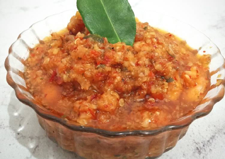 Resep Sambal Butejo 😂 (cocok untuk seafood, ayam goreng/krispi, dll), Menggugah Selera