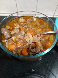 A picture of Pressure cooker Beef Bourguignon.