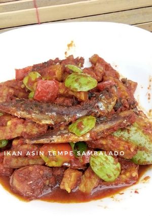 Foto resep Ikan asin tempe sambalado