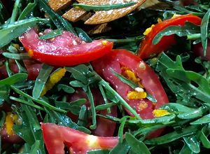 Una foto de Ensalada de arúgula