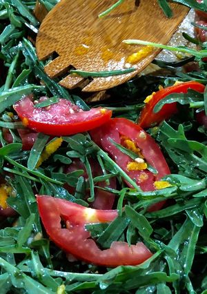 Una foto de Ensalada de arúgula
