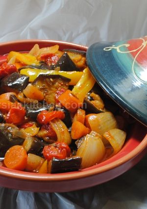 A picture of Eggplant Dish (Bademjan Dish).