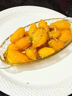 A picture of Urad Dal RasBhari.