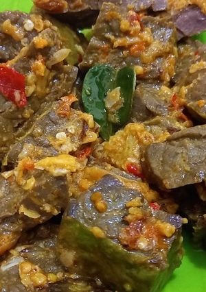 Foto resep Oseng Paru bumbu Kemiri