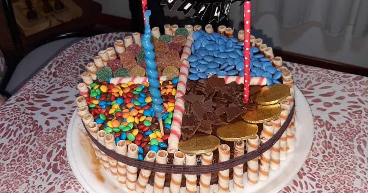 Torta para cumpleaños super fácil!!! Receta de Melina Gejo