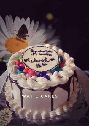Foto resep Base cake 4 telur,loyang ukuran 18