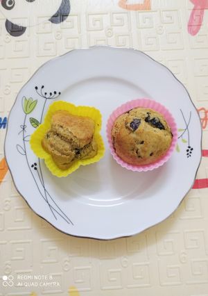 Hình của món Muffin việt quất.