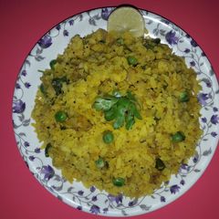 A picture of पोहा.