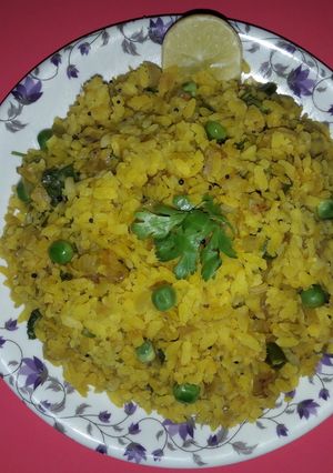 A picture of पोहा.