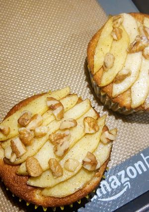 Una foto de Muffin de manzana con canela