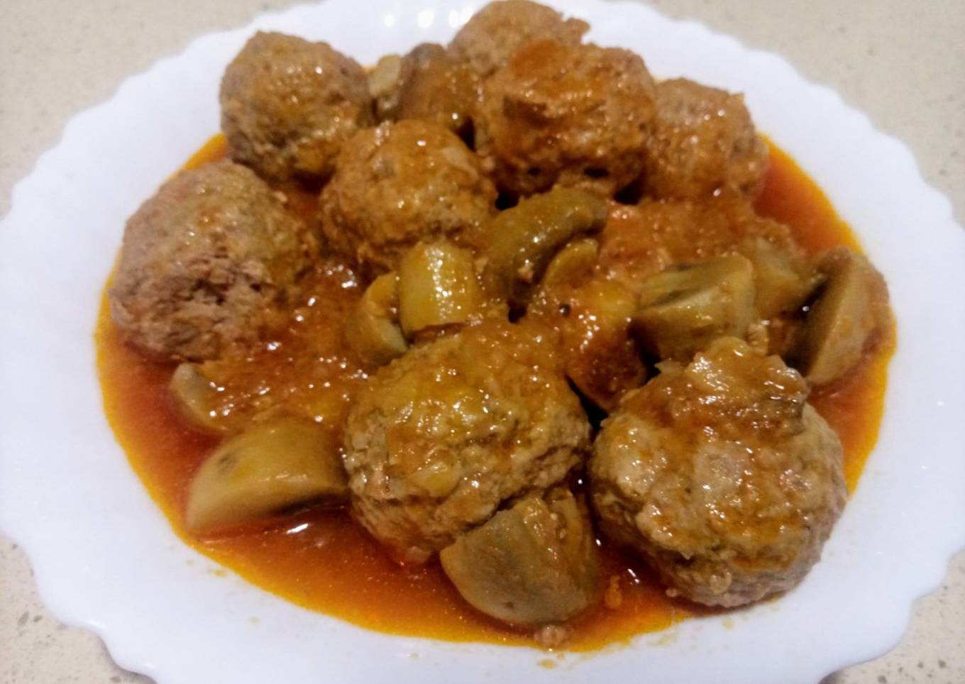 Albóndigas con tomate en COOKEO (MOULINEX)