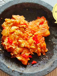 Foto resep Dadar telur crispy geprek